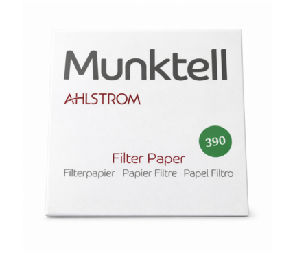 PAPEL FILTRO N°390 DIÁMETRO:  125MM  X 100 UNIDADES