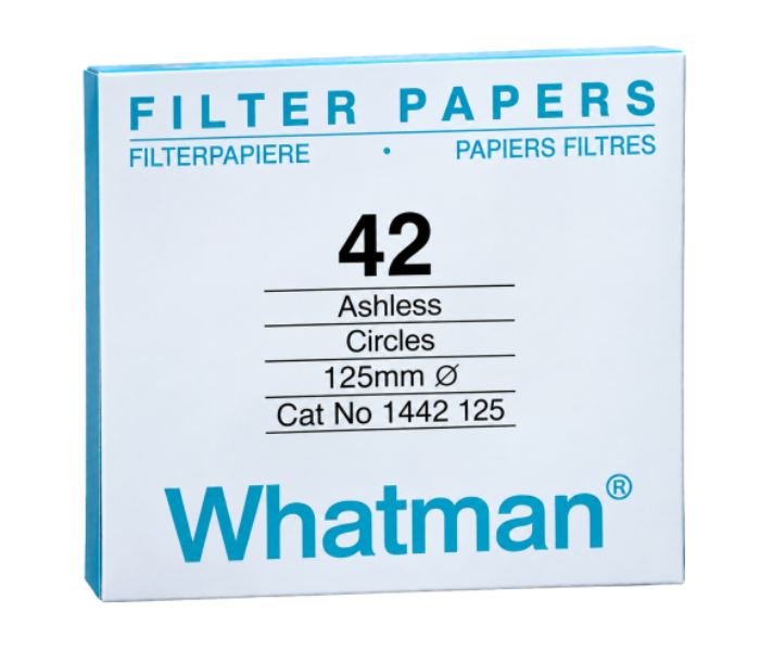 PYS680 PAPEL FILTRO WHATMAN N°42 PAPEL FILTRO WHATMAN N°42, DIÁMETRO: 125MM X 100 UNIDADES - Imagen 1